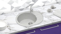 Кухонная мойка Berge BR-6201 (серый матовый)