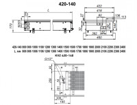 Радиатор Techno Usual KVZ 420-140-1400