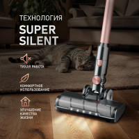 Вертикальный пылесос Weissgauff V12 BLDC 500 Ora Rosa Turbo