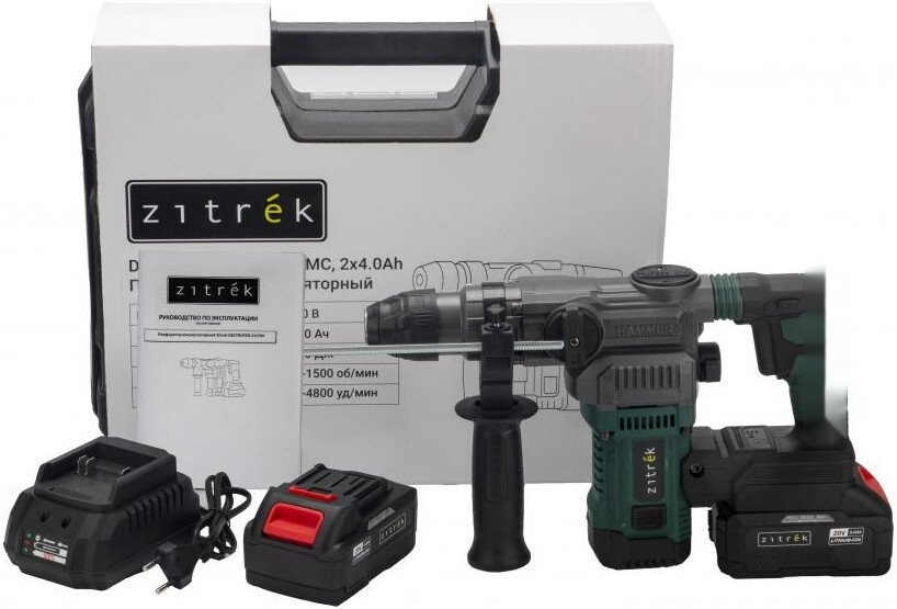 Перфоратор Zitrek Destroyer 20 PRO 085-1092 (с 2-мя АКБ, кейс)
