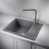 Кухонная мойка Granula GR-6002 (графит)