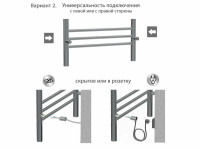 Полотенцесушитель Aquatek Альтаир П7 500x700 (Quick Touch)