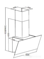 Вытяжка Zorg Alma 1000 60 S (черный)