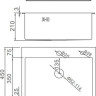 Кухонная мойка Marrbaxx B6045-R (графит)