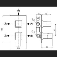 Смеситель Slezak RAV Loira LR587.3