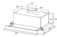 Вытяжка Germes Stash plus inox 60