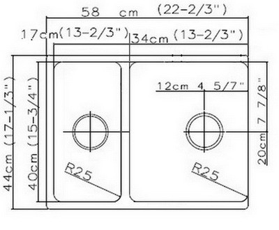 Кухонная мойка Asil AS 261-R