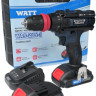 Дрель-шуруповерт Watt WAS-21Li-3 1.021.030.23 (с 2-мя АКБ, кейс)