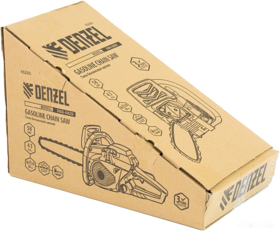 Бензопила Denzel DGS-5820