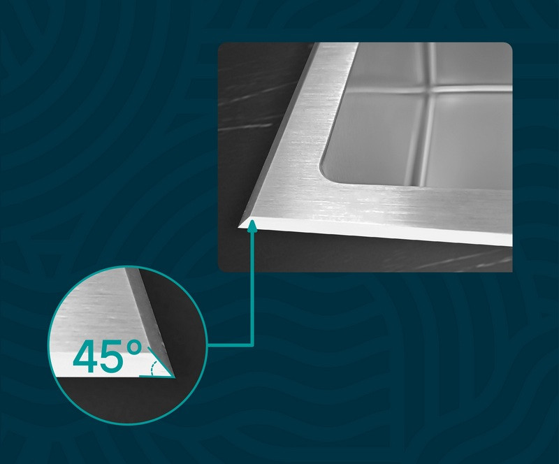 Кухонная мойка Paulmark Kroner Edge PM775151-BS