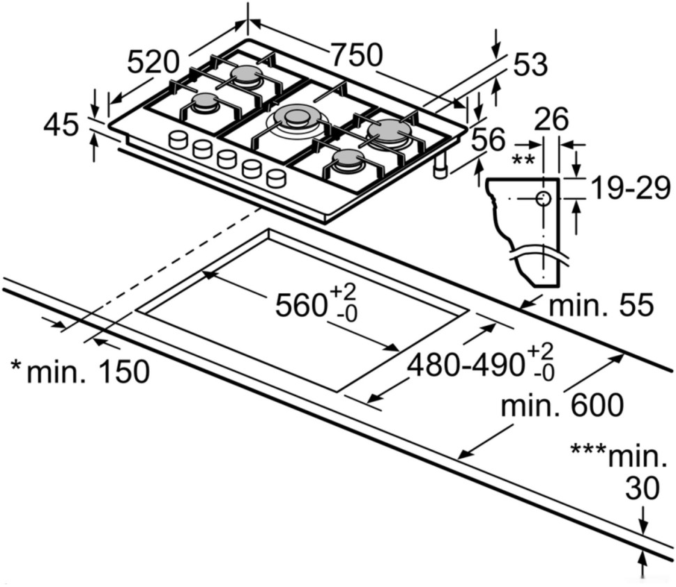 Варочная панель Bosch PGQ7B5B90