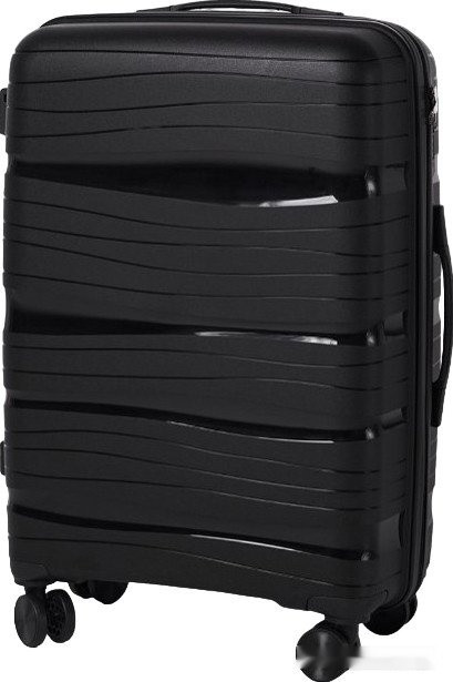 Чемодан-спиннер Pride PP9802 (M, черный)