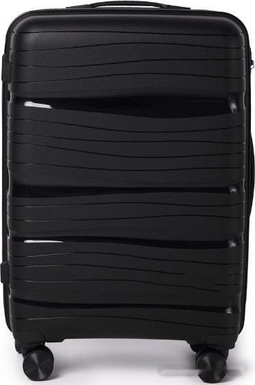 Чемодан-спиннер Pride PP9802 (M, черный)