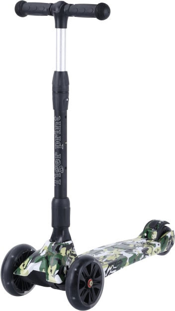 Самокат Techteam Tiger print 2021 (хаки)