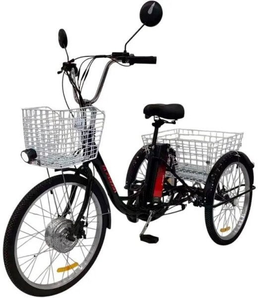 Электровелосипед AVM E-Alfa Trike 24 (черный)