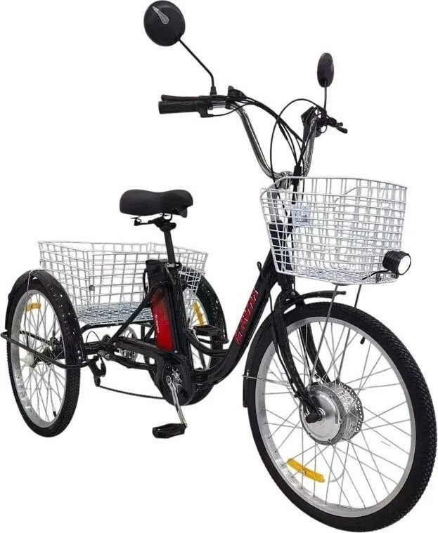 Электровелосипед AVM E-Alfa Trike 24 (черный)