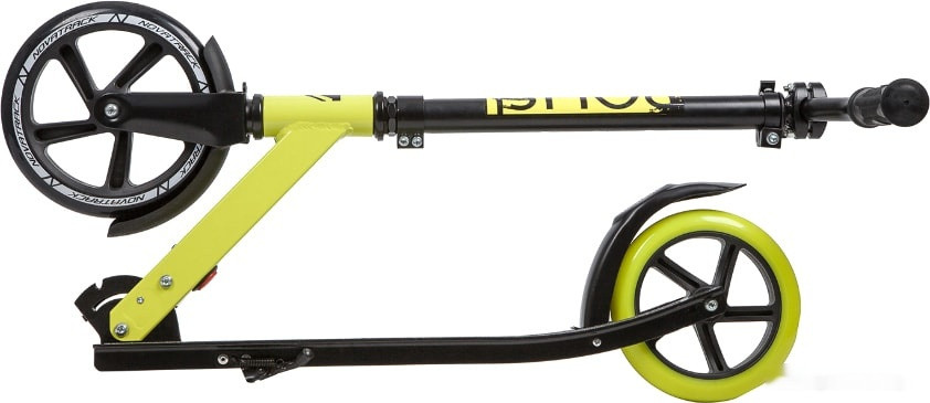 Самокат Novatrack Polis 200 Pro 200.POLIS.LM20 (черный/лайм)