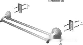 Держатель для полотенца Bisk Deco 00411