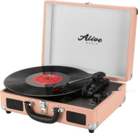 Виниловый проигрыватель Alive audio Glam Blush