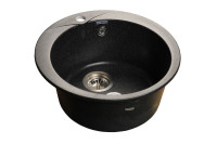 Кухонная мойка GranFest Rondo GF-R480 (черный)
