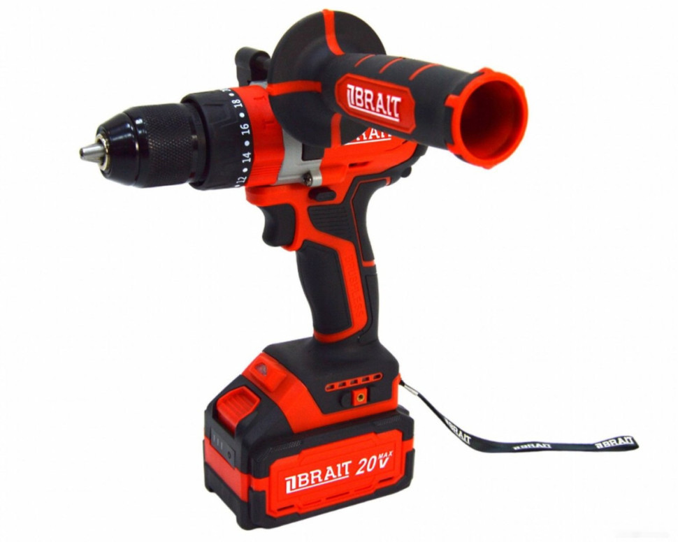 Ударная дрель-шуруповерт Brait BCD20SUMBL 21.01.131.070 (с 1-им АКБ, кейс)