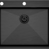 Кухонная мойка Paulmark Kroner-Edge 59 PM775951-GM (вороненая сталь)