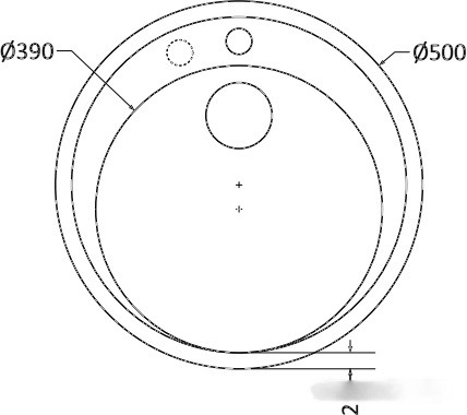 Кухонная мойка Zorg Fresco 45 (черный опал)