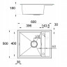 Кухонная мойка Zorg SH X 6050 DIVA