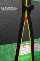 Батут Happy Jump 12ft Pro (374 см) с внешней сеткой и лестницей