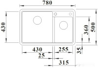 Кухонная мойка Blanco Legra 8 526223 (черный)