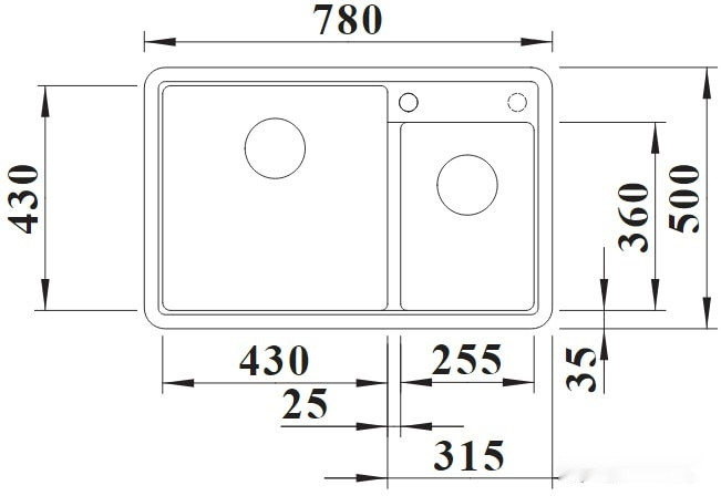 Кухонная мойка Blanco Legra 8 526223 (черный)