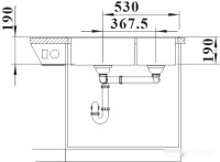 Кухонная мойка Blanco Legra 8 526223 (черный)