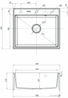 Кухонная мойка Deante Andante ZQN S103 (серый металлик)