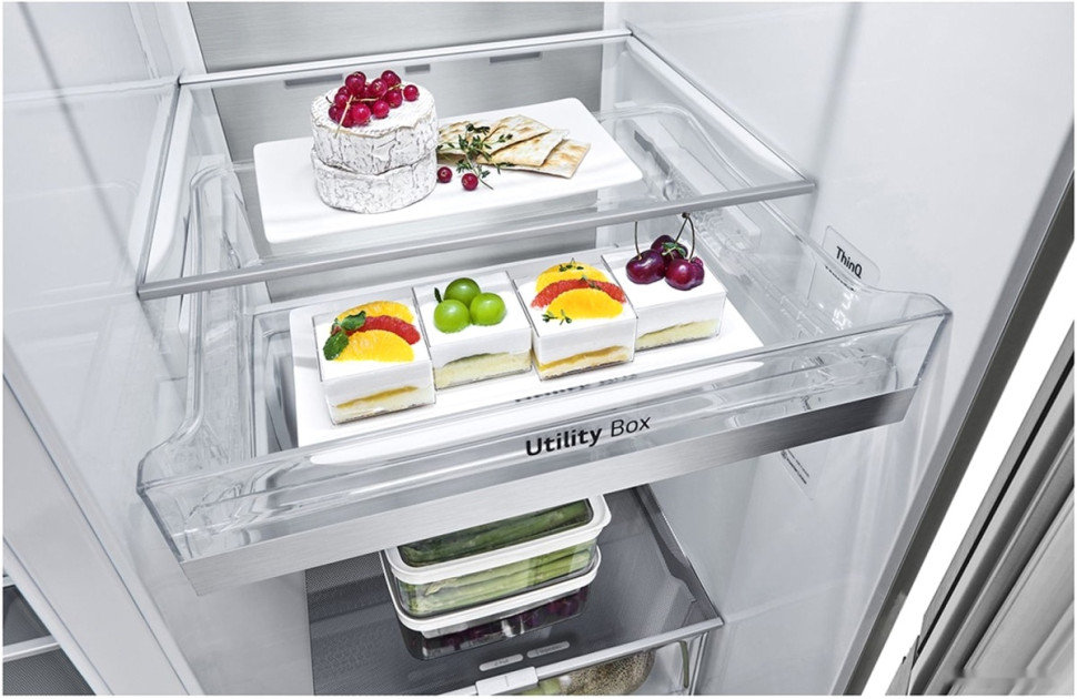 Холодильник side by side LG DoorCooling+ GC-Q257CAFC