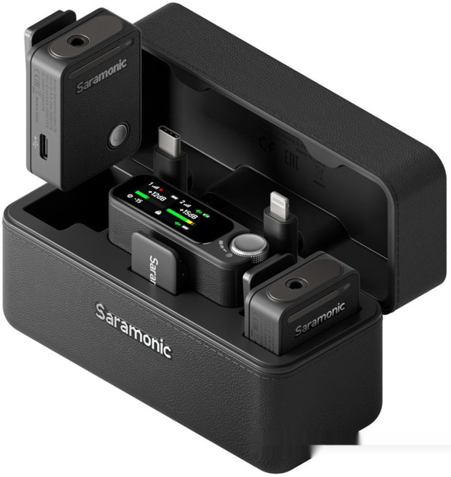 Радиосистема Saramonic Ultra (c 2 петличными микрофонами, черный)