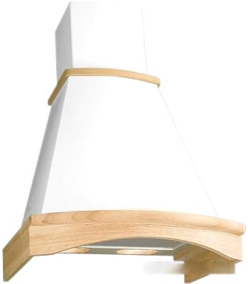 Вытяжка Elikor Ротонда 60П-1000-П3Д (бежевый/дуб неокрашенный)