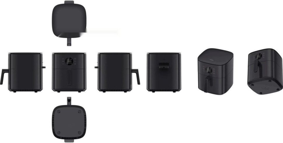 Аэрогриль Xiaomi Air Fryer 6.5L MAF-W6501 (черный, евровилка)