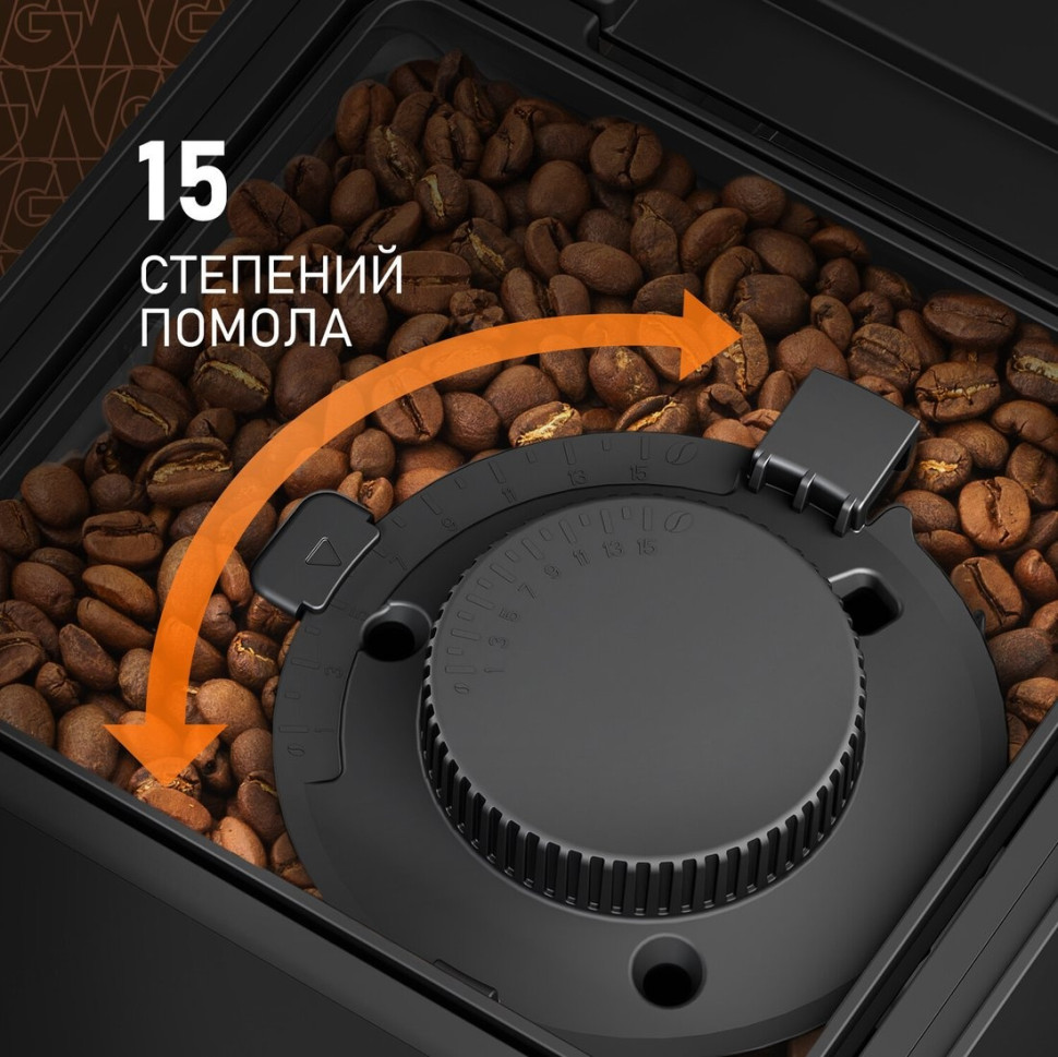 Кофемашина Weissgauff WCM-230 ColorTouch Cappuccino Nero