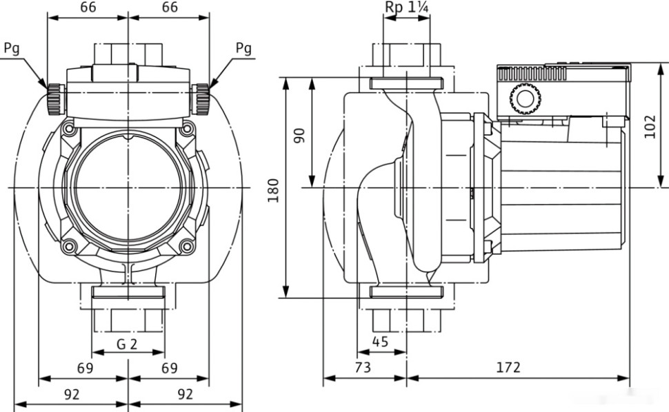 Циркуляционный насос Wilo TOP-S30/10 EM PN6/10