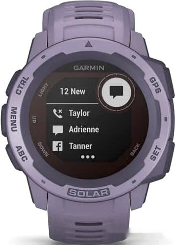 Умные часы Garmin Instinct Solar (орхидея)