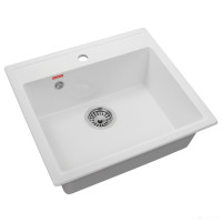 Кухонная мойка ARFEKA Quadro (белый)