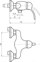 Смеситель Slezak RAV Labe L581.5SM