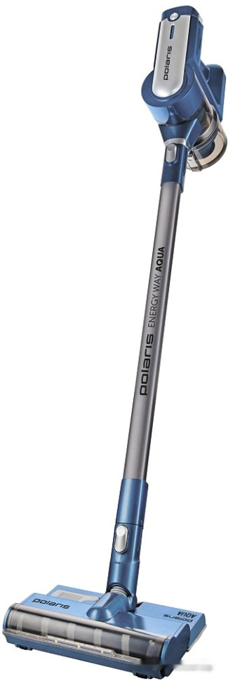 Вертикальный пылесос с влажной уборкой Polaris PVCS 7000 Energy Way Aqua (синий)