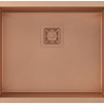 Кухонная мойка AquaSanita Steel DER 100 L-C copper