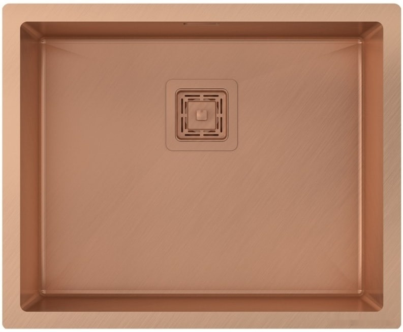 Кухонная мойка AquaSanita Steel DER 100 L-C copper