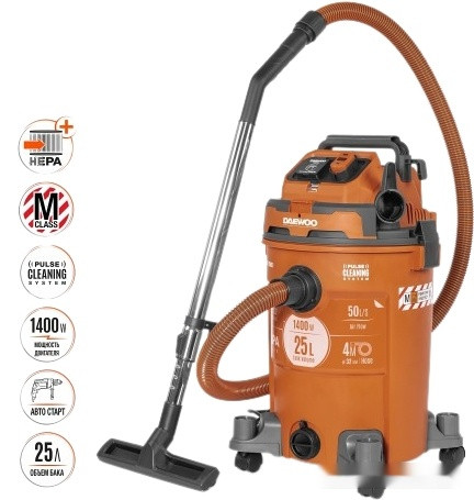 Промышленный пылесос Daewoo Power DAVC 2500SD