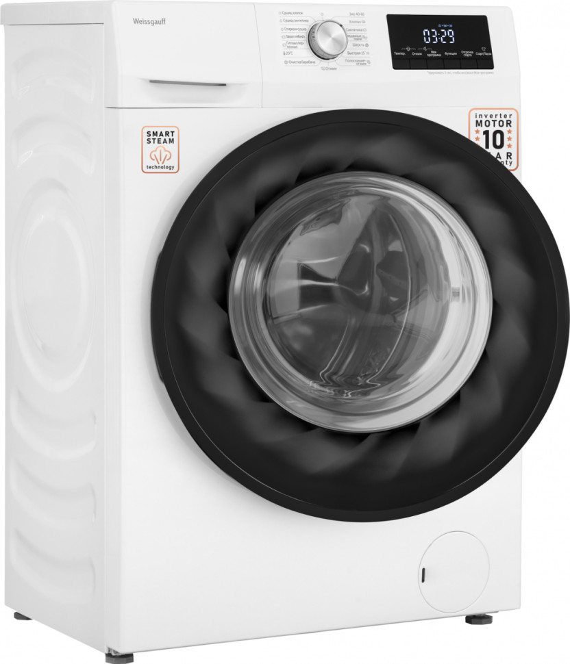 Стиральная машина Weissgauff WMD 6148 DC Inverter Steam