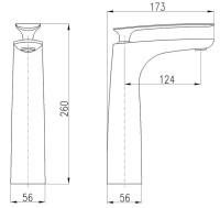 Смеситель Slezak RAV Tigris TG130.5 для раковины