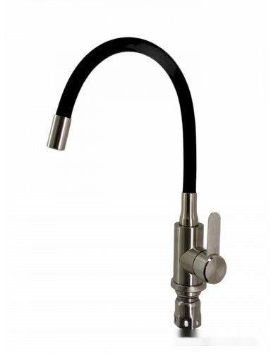 Кухонная мойка БелЭворс Styl L + смеситель W74004-2 + дозатор L405F (черный)