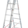 Лестница-стремянка Новая Высота NV 323 трёхсекционная профессиональная 3x7 ступеней